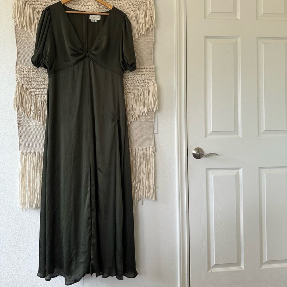 Sachin & Babi Green Alli Gown